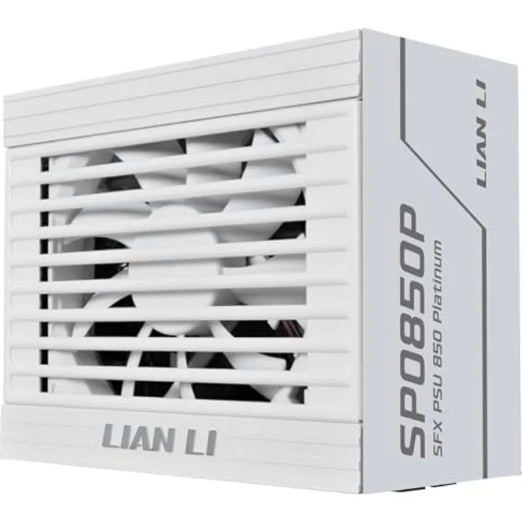 Lian Li SP Series Platinum 80 PLUS Platinum Netzteil, SFX, 850 Watt, vollmodular, PCIe 5.1, ATX 3.1, weiß