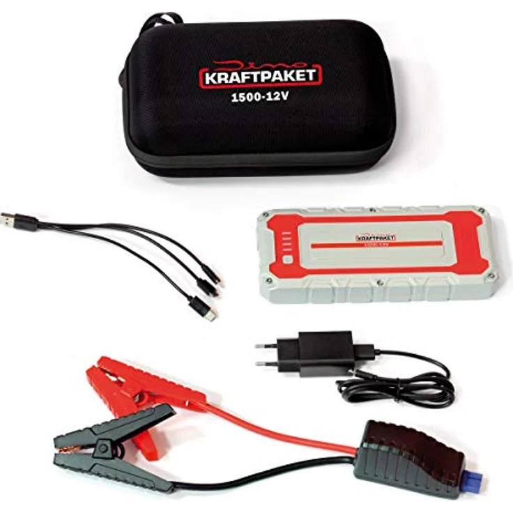 Dino KRAFTPAKET 136150 12V-1500A Starthilfegerät 62.9Wh-Die Neue kraftvolle Generation, kompatible mit PKW – Bild 3