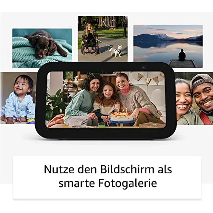 Echo Show 5 (3. Gen.) | Kompakter smarter Touchscreen mit Alexa zum Steuern deines Smart Homes und mehr | Weiß – Bild 4