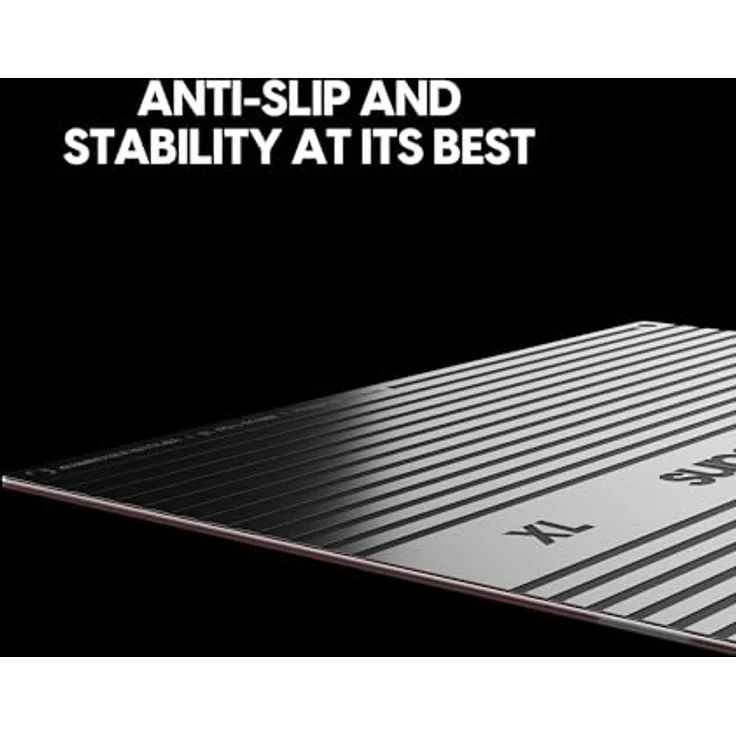 Pulsar Superglide Gaming-Mauspad V2, Aluminium-Silikat-Glasoberfläche, rutschfest, XL 49x41,9 cm, Rot – Bild 5