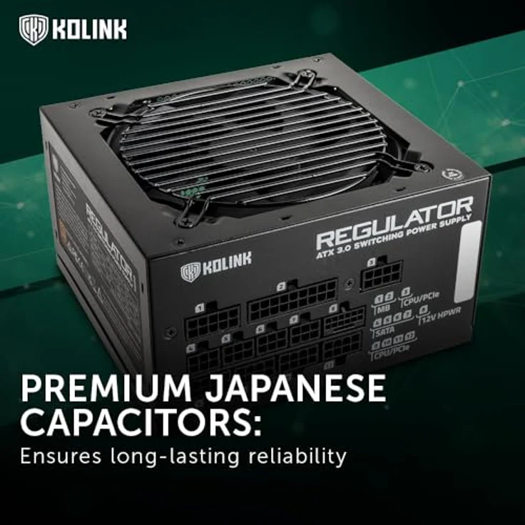 Kolink Regulator 80 PLUS Gold Netzteil, ATX 3.0, PCIe 5.0, modular - 1000 Watt (1000 W), Schwarz – Bild 3