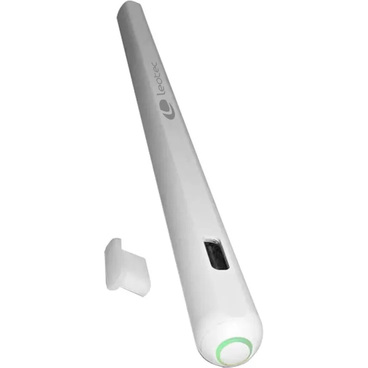 Leotec LESTP06W, Digitaler Stift für Apple iPad 2018 und höhere Versionen, Bluetooth, ergonomischer Griff, weiß, Polycarbonat