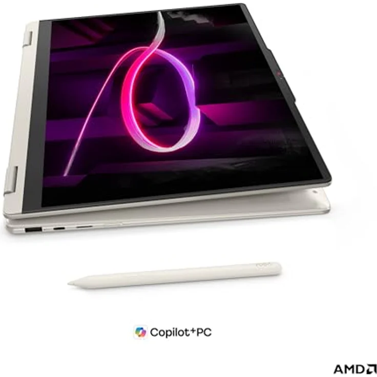 Lenovo Yoga 7 2in1 83TF0022GE, 16" 2.8K OLED, Ryzen AI 7 445, 32GB RAM, 1TB SSD, beige, Windows 11 – Bild 16