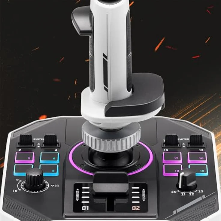 Thrustmaster Sol-R 1 Flightstick - Der Joystick für Dominanz und Erkundung im Weltraum auf dem PC, Beleuchteter Joystick in einem Design inspiriert von Science-Fiction-Blockbustern – Bild 5