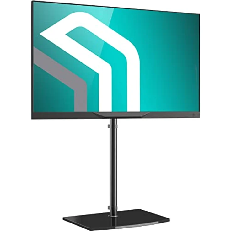 ONKRON TV Ständer höhenverstellbar - TV Bodenständer schwenkbar Schwarz für 30-60 LED Zoll bis zu 41kg Max VESA Standfuss 400x400 / TV Standfuß Fernseher – Bild 1