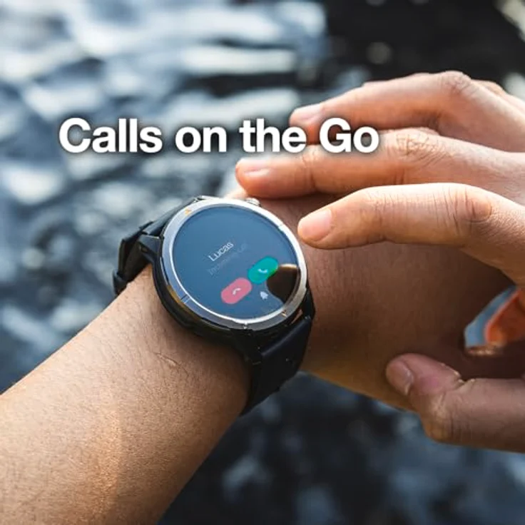 Beafon Legion Black Smartwatch, IP-68 zertifiziertes Wearable mit 1,43" AMOLED Display, GPS und Gesundheitsüberwachung, kompatibel mit Android und iOS – Bild 9