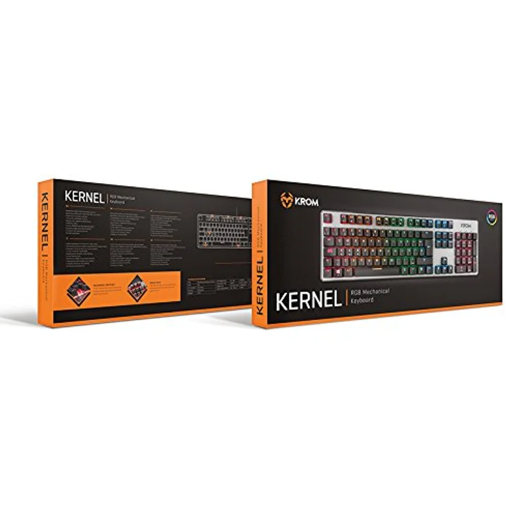 KROM Kernel USB Schwarz - Tastaturen (Standard, Verkabelt, USB, Mechanischer Switch, RGB-LED, Schwarz) – Bild 11