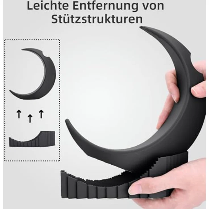 3DHoJor Matte PLA Filament Schwarz 1,75mm, 4KG, hohe Zähigkeit – Bild 5