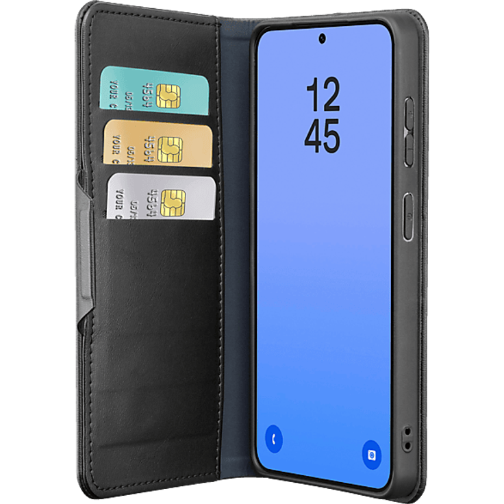 CELLULAR LINE Book Agenda, Bookcover für Samsung Galaxy S26 Ultra, Schwarz, mit RFID/NFC Block-Technologie und Ständerfunktion