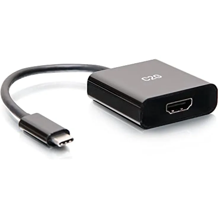 C2G USB-C® zu HDMI® Adapter-Konverter, 4K 60 Hz, Plug-and-Play, kompatibel mit MacBook Pro/Air, iPad Pro/Air, Galaxy, Surface Pro, XPS
