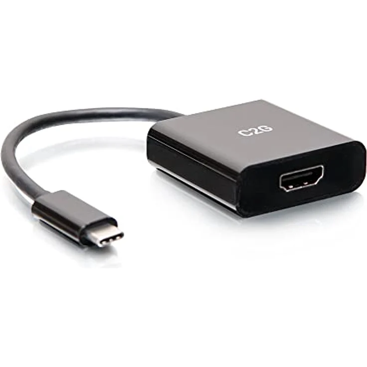C2G USB-C® zu HDMI® Adapter-Konverter, 4K 60 Hz, Plug-and-Play, kompatibel mit MacBook Pro/Air, iPad Pro/Air, Galaxy, Surface Pro, XPS – Bild 1