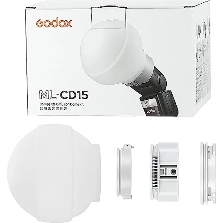 GODOX ML-CD15 Softbox for ML30 & ML30Bi - Streut Licht, für zierliche LED-Leuchten – Bild 3