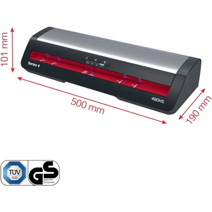 GBC Laminiergerät 480HS, Hochgeschwindigkeits-Laminierer A3 mit 800 mm/min, 75-175 µm Folienstärke, EU Version, automatische Abschaltung – Bild 2