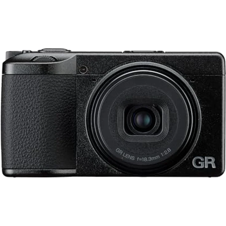 Ricoh GR IV HDF, Digitalkompaktkamera mit 25,74 MP APS-C-CMOS-Sensor, 28 mm f/2,8 GR-Objektiv und integriertem Highlight Diffusion Filter, schwarz, 53 GB intern – Bild 2