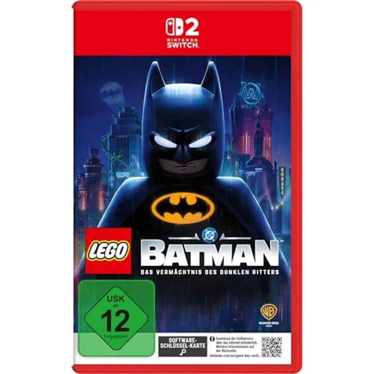 WARNER BROS. ENTERTAINMENT LEGO Batman: Das Vermächtnis des Dunklen Ritters - Nintendo Switch 2, Offene Welt, dynamisches Kampfsystem, Schwierigkeitsgrade „Maskierter Rächer“ und „Dunkler Ritter“