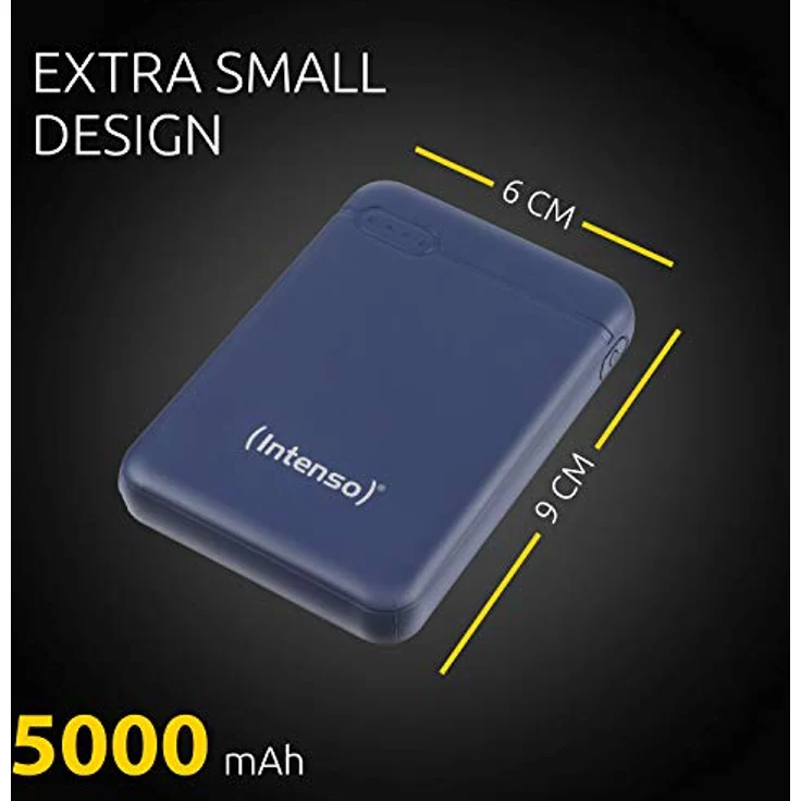 Intenso 7313525 Powerbank XS 5000, externes Ladegerät (5000mAh, geeignet für Smartphone/Tablet PC/MP3 Player/Digitalkamera) Blau – Bild 5
