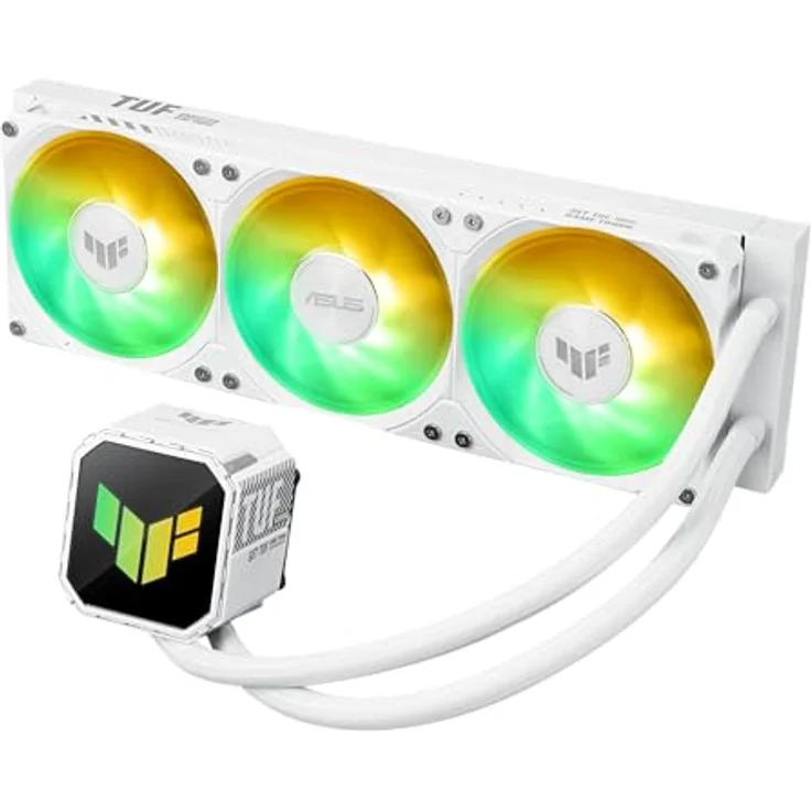 ASUS TUF Gaming LC III 360 ARGB, CPU Wasserkühler mit vorinstallierten Lüftern, Weiss – Bild 5