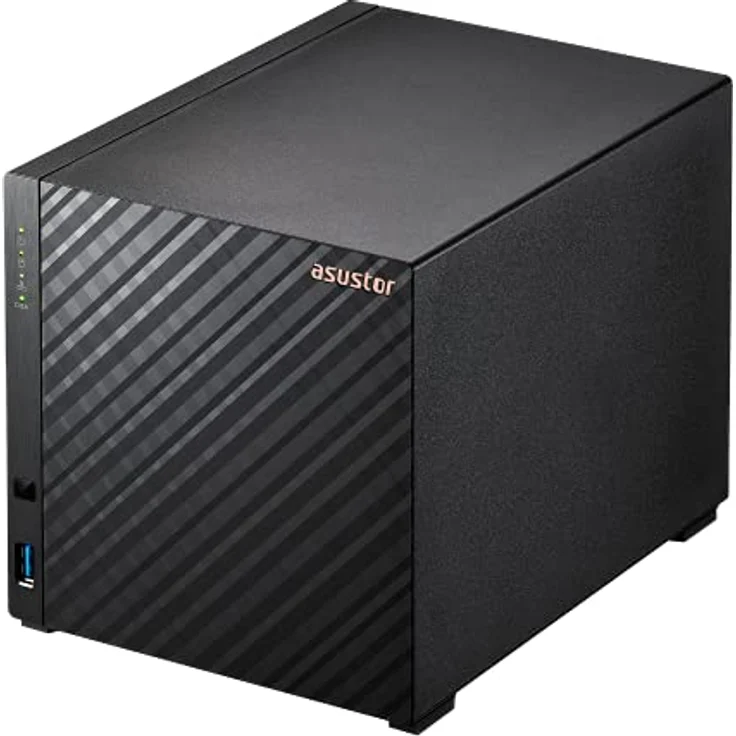 Asustor AS1104T NAS Kompakt Eingebauter Ethernet-Anschluss Schwarz RTD1296 (90IX01J0-BW3S00) – Bild 4