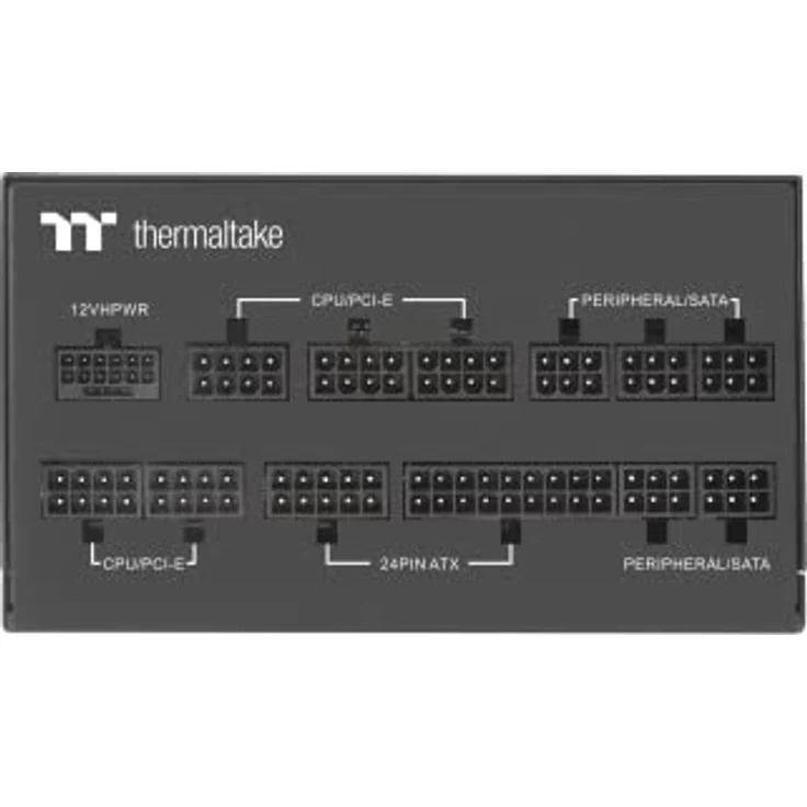Thermaltake Toughpower GF 3 1350W | PC-ATX-3.0-Netzteil | PCIe Gen 5.0 | 80-Plus-Gold | voll-modular | leiser 140 Lüfter | EU Zertifiziert | schwarz, PS-TPD-1350FNFAGE-4 – Bild 4