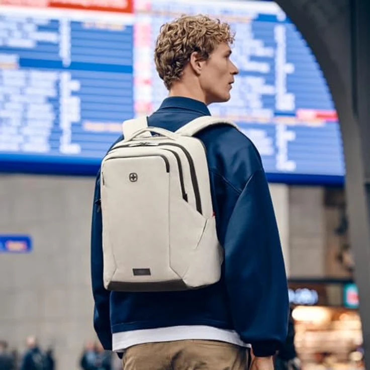 Wenger MX Professional, Rucksack für Laptops bis 40,6 cm, wasserabweisend mit Anti-Diebstahl-Verschluss – Bild 6