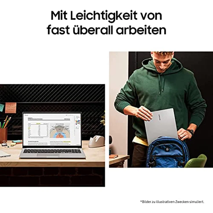 Samsung Galaxy Book3 Laptop | 15" FHD 60Hz Display | Intel Core i5-1335U | 8GB RAM | 512GB SSD | Intel ARC | Windows 11 | QWERTZ Tastatur | Graphite | Inklusive 36 Monate Garantie – Bild 4