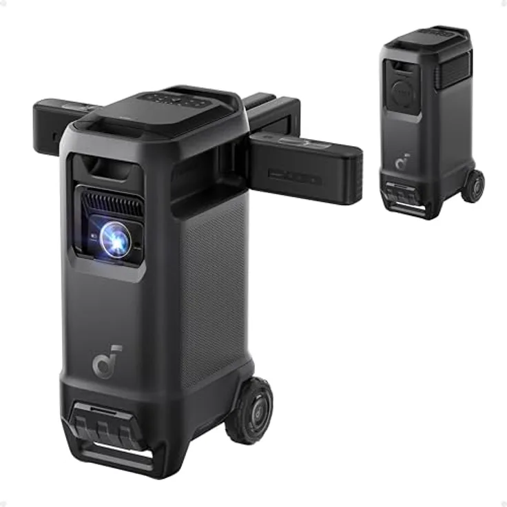 NEBULA Nebula X1 Pro, Mobiler 4K Laserprojektor mit 7.1.4 Dolby Atmos, 3500 ANSI Lumen, All-in-One Design, 300 Zoll, Auto Kalibrierung, Dolby Vision, für Outdoor-Nutzung