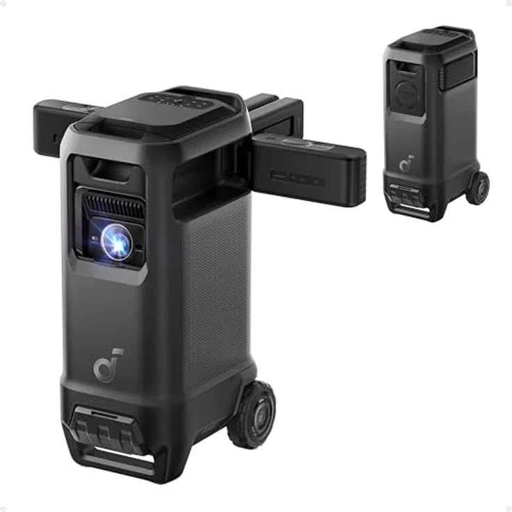 NEBULA Nebula X1 Pro, Mobiler 4K Laserprojektor mit 7.1.4 Dolby Atmos, 3500 ANSI Lumen, All-in-One Design, 300 Zoll, Auto Kalibrierung, Dolby Vision, für Outdoor-Nutzung – Bild 1