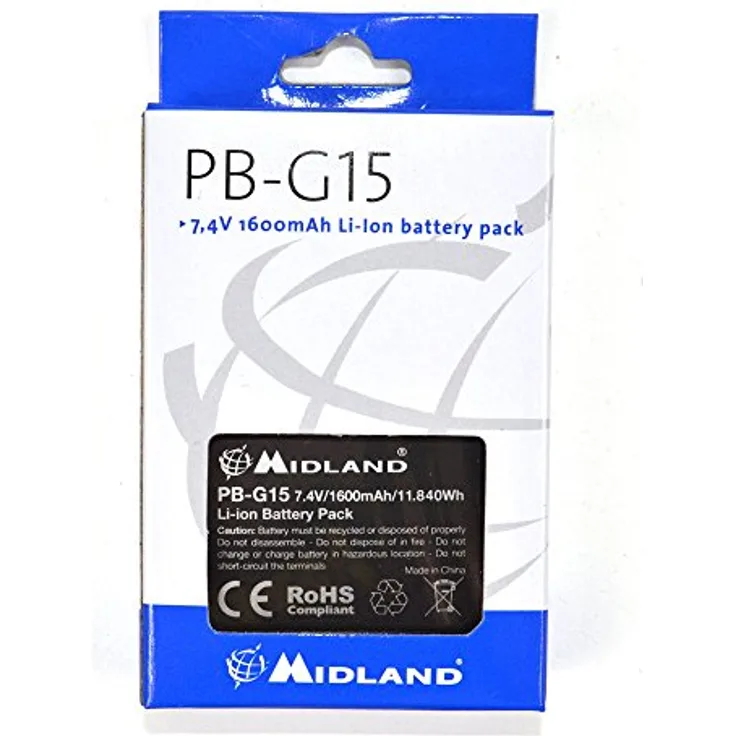 Midland C1128 PB-G15 Li-Ion 1600 mAh Batterie