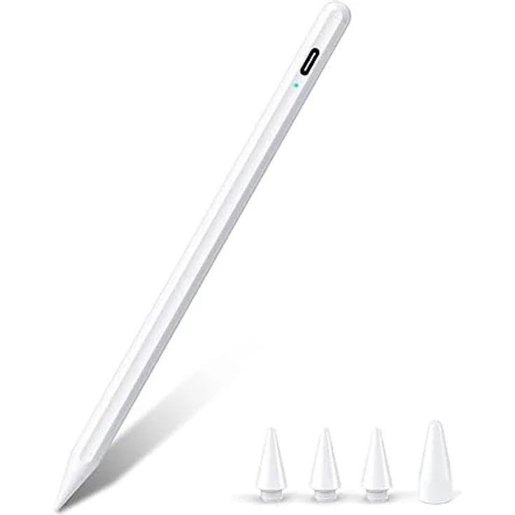 Stylus Stift 2. Generation für iPad 2018-2022, Magnetische Stylus Pen mit Palm Rejection,Feine Stiftspitze,kein Kratzbildschirm für iPad 6./7./8./9./10./Air 3./4./5. Mini 5./6./Pro 11/Pro12.9 – Bild 1