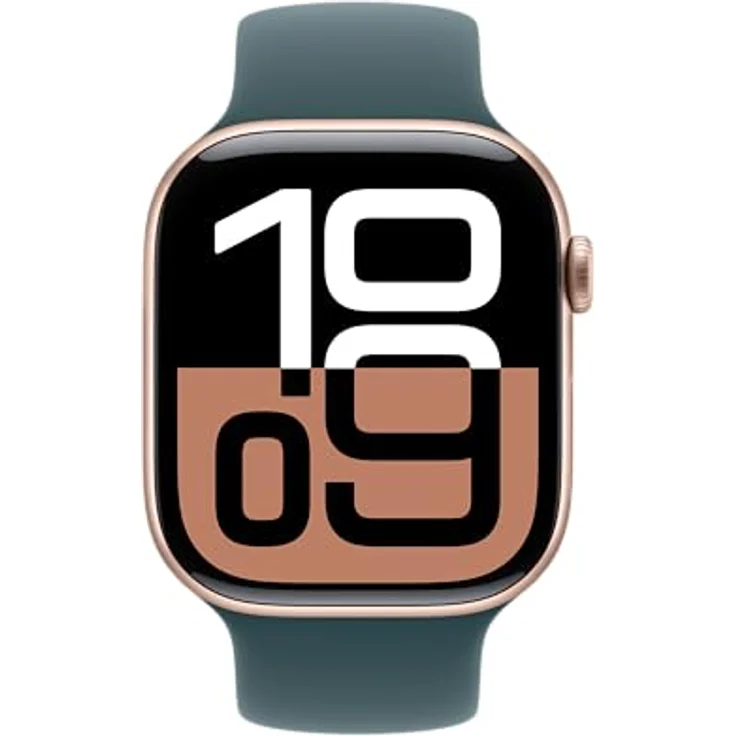 Apple Watch Band - Sportarmband - 46 mm - Seegrün - S/M, widerstandsfähig, robust und erstaunlich weich, innovativer Verschluss – Bild 3