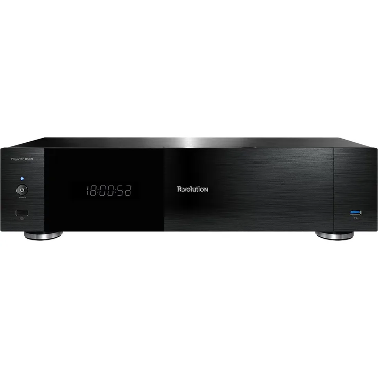 R_volution PlayerPro 8K TV, High-End Mediaplayer mit 64 TB Speicherkapazität, HDR10+ und Dolby Vision