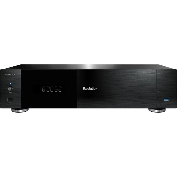 R_volution PlayerPro 8K TV, High-End Mediaplayer mit 64 TB Speicherkapazität, HDR10+ und Dolby Vision