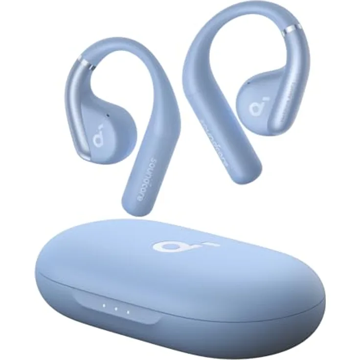 Soundcore Soundcore AeroFit True Wireless-Kopfhörer mit Mikrofon, offenes Ohr, Bluetooth - Cozy Blue