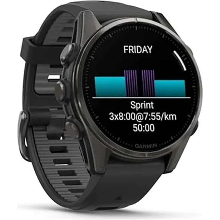 Garmin Fenix 8 Smartwatch, AMOLED 43mm, Multisport-GPS, robustes Design – Bild 3