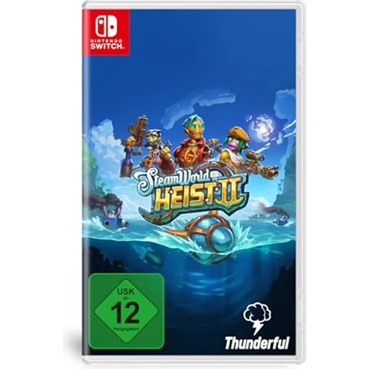 Fireshine Games Steamworld Heist II - Nintendo Switch, Strategische rundenbasierte Kämpfe, riesige Welt, individuelle Anpassung, Jobsystem, endlose Abenteuer