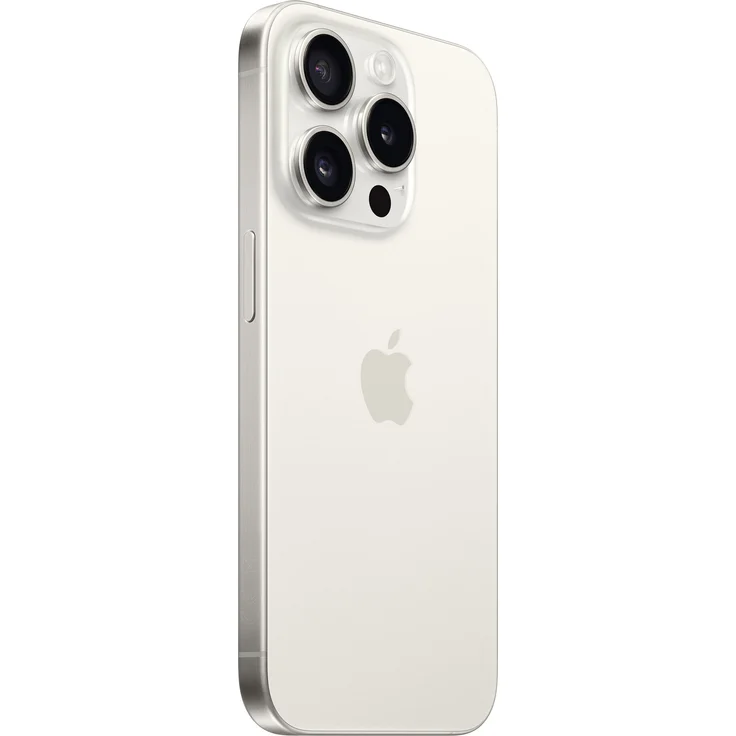 Apple iPhone 15 Pro 5G Smartphone 15,494cm (6,1 Zoll) OLED-Display, 256 GB interner Speicher, iOS 17, Titan Weiss – Bild 2