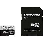 Transcend 512GB microSD mit Adapter UHS-I U3 A2 Ultra Performance TS512GUSD340S
