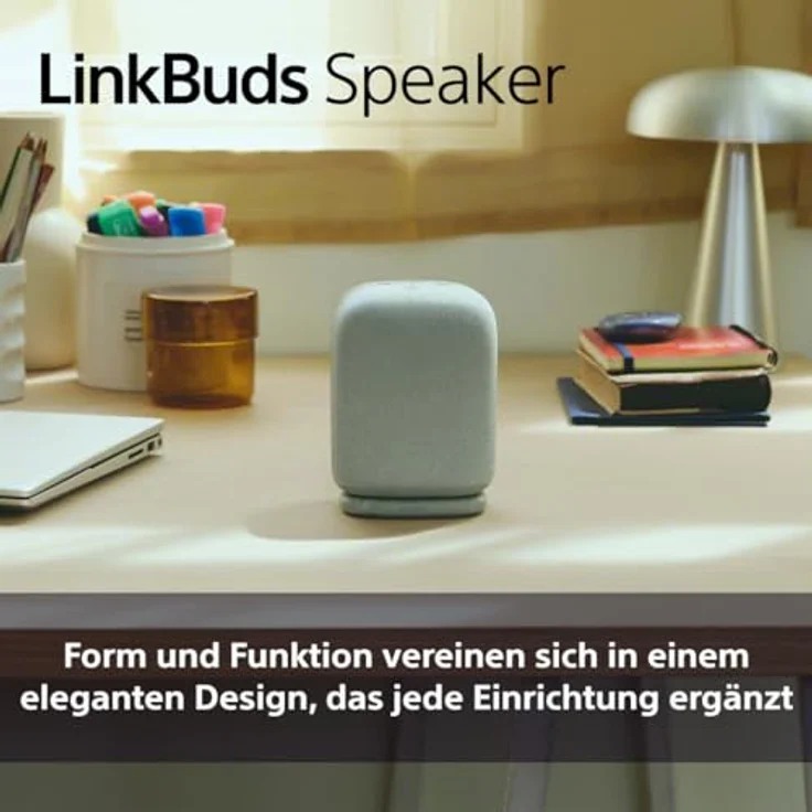 Sony LinkBuds Lautsprecher - Kabelloser Bluetooth tragbarer Lautsprecher, Ultimativer Tiefer Bass, IP67, Wasserdicht, Staubdicht, Stoßfest, 12h Akku, Klare Gesprächsqualität, Für Draußen - Schwarz – Bild 3