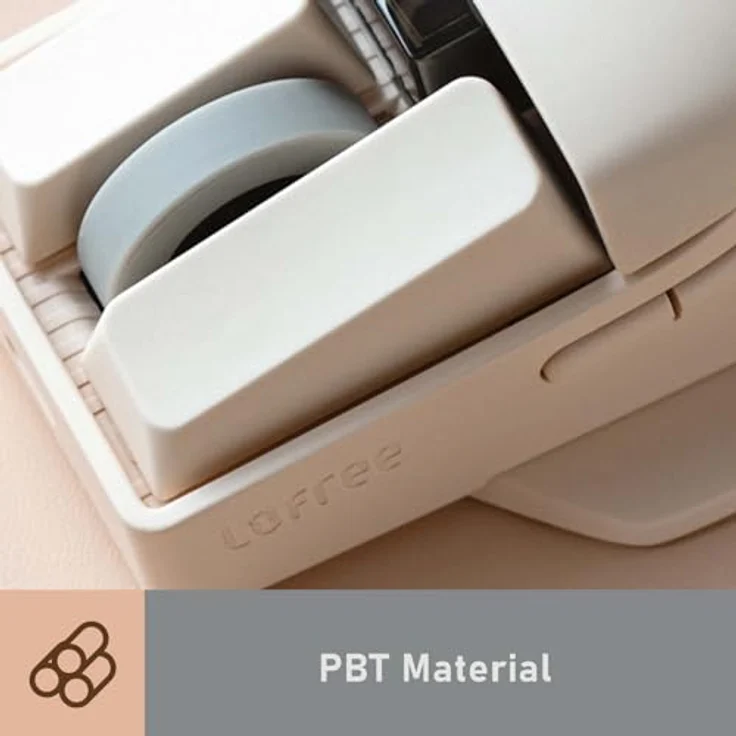 LOFREE TOUCH PBT Kabellose Maus mit USB-Empfänger, Bluetooth, kabelgebundene Verbindung, wiederaufladbar, 4000 DPI mit OLED-Bildschirm, kompatibel mit Glasoberfläche, für Mac, Windows, PC, Notebook, in PBT-Material – Bild 2