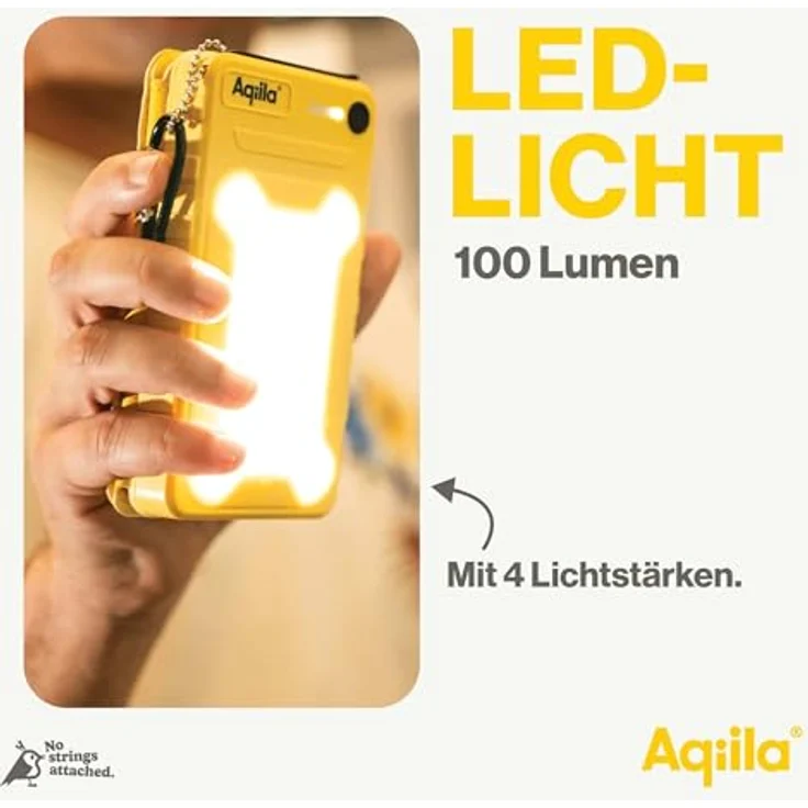 Aqiila Solar Powerbank Powerbird BS10, 20 W, 10.000mAh, USB-A, USB-C, gelb - Solar Powerbank mit 10.000mAh, 20W Power Delivery (PD) Technologie und IP54-Zertifizierung – Bild 7