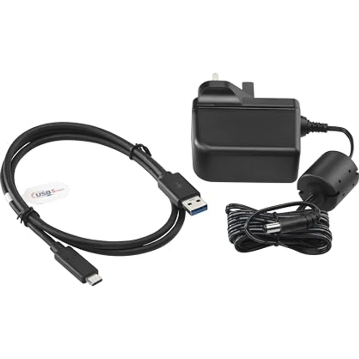 Brother Caricabatterie LK1001CEU Nero, Netzteil für Scanner ADS1300 und ADS1800W mit USB-C-auf-USB-A-Kabel, AC Interno – Bild 1