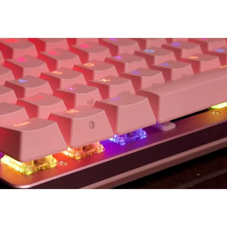 Glorious GMMK 2 Full-Size Tastatur - Fox Switches, DE-Layout, pink – Bild 10