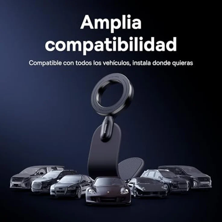 Baseus C02 Go, Magnetischer Smartphone Halter für Auto, 360° drehbar, Schwarz – Bild 6