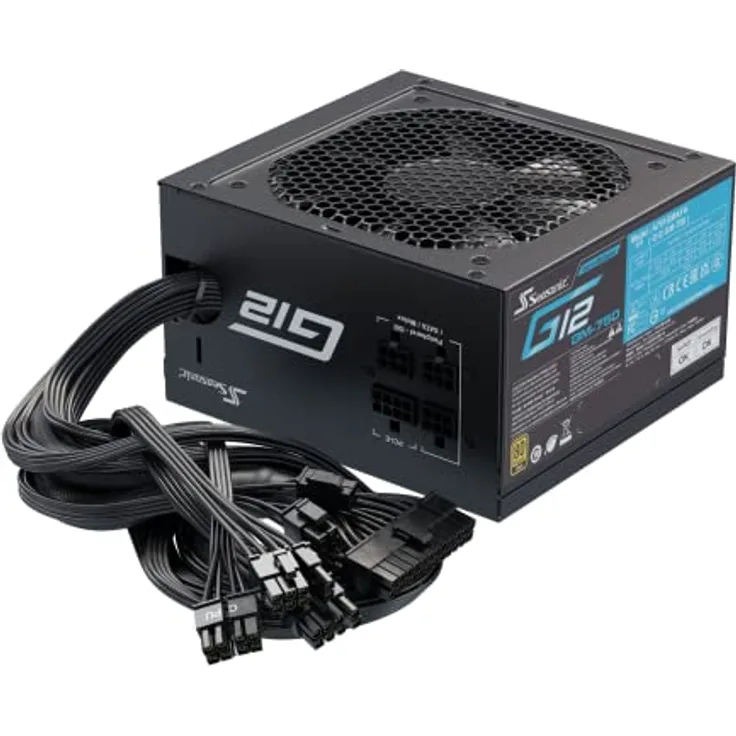 SeaSonic ATX Seasonic 750W G12 GM-750 Semi-Modular (80+Gold) Schwarz