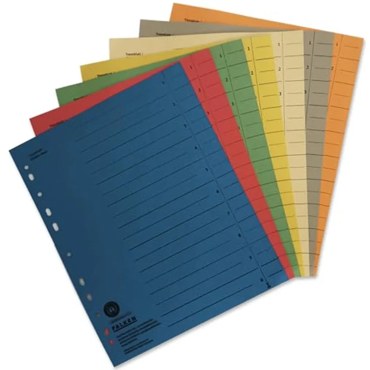 Falken Trennblätter 80001845, A4, chamois, 180g/m² Karton, 100 Stück – Bild 6