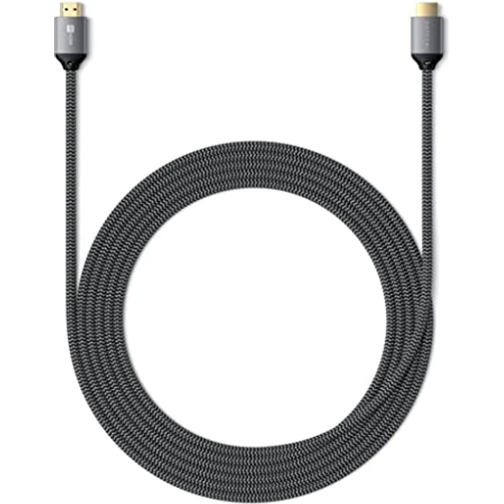 SATECHI 8K ULTRA HD HDMI 2.1 Kabel 2m, hochwertiges HDMI-Kabel in geflochtener Nylonummantelung – Bild 2