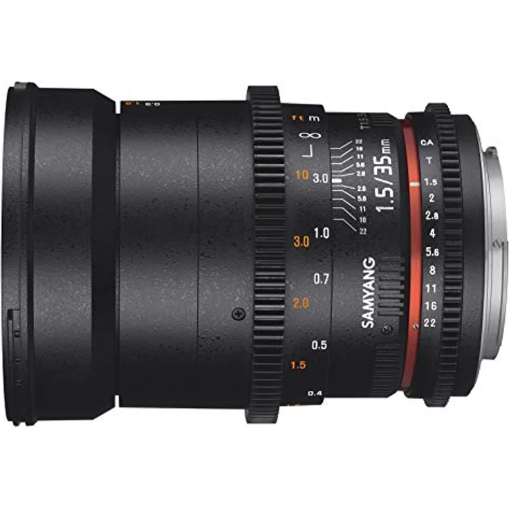 SAMYANG 13035T1.5S 35 mm T1.5 VDSLR AS UMC II Objektiv für Anschluss Sony schwarz – Bild 2