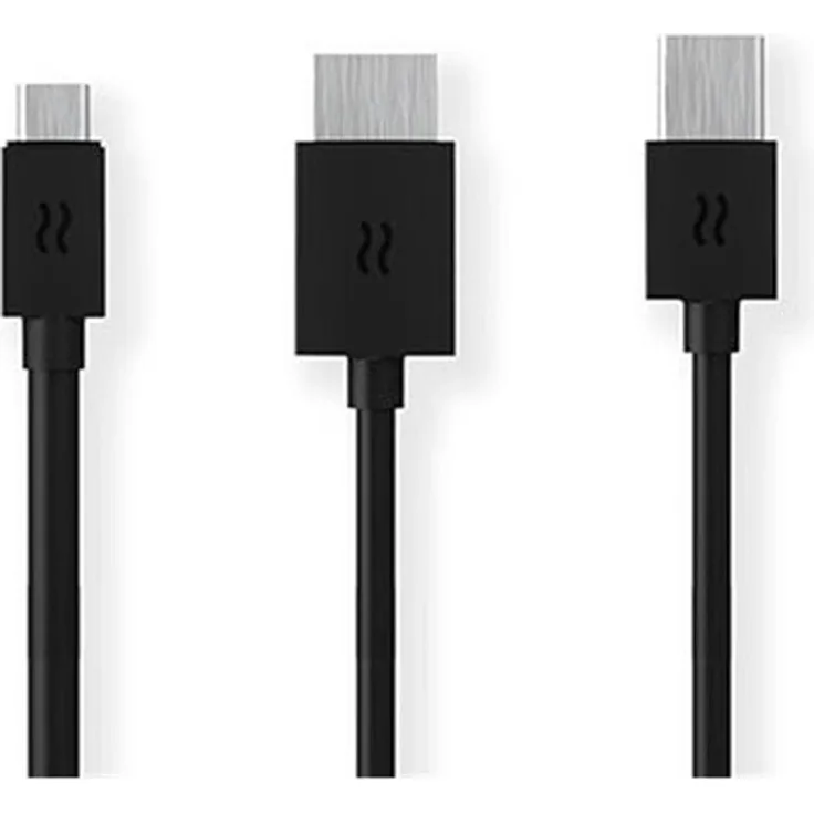 Airtame Aircord Video-Verteiler, USB-C männlich mit HDMI- und USB-Anschluss für Airtame 2