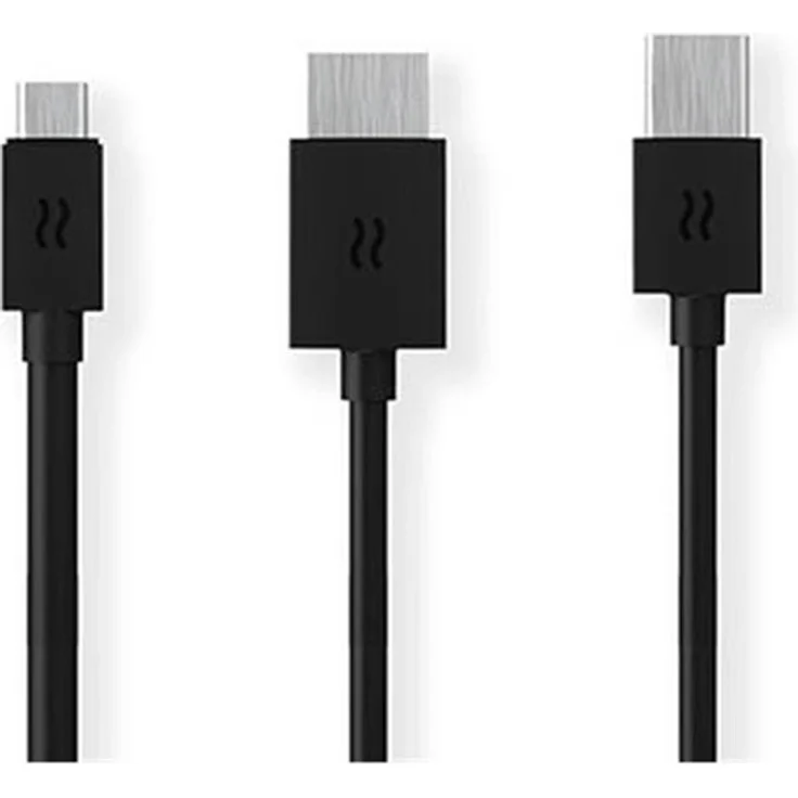 Airtame Aircord Video-Verteiler, USB-C männlich mit HDMI- und USB-Anschluss für Airtame 2