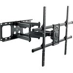 SCHWAIGER LWHD9075 513 TV-Wandhalterung 50-90 Zoll Fernseherhalterung Mounting TV-Aufhängung neigbar schwenkbar max. 75kg max. VESA-Norm 800x600 schwarz inkl. Montagezubehör
